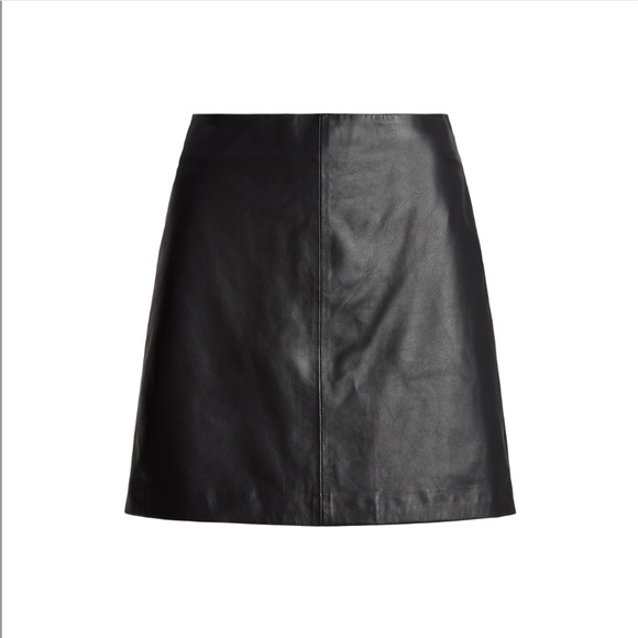 LAUREN Ralph Lauren Leather Pencil Miniskirt - Picture 5 of 5